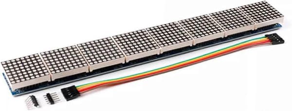8x8 LED Matrix Modul 8 Punkters Display Modul til Elektronikprojekter 8x8 Dot Matrix Display (FMY)