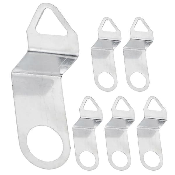 6 kpl Seinäkellon Koneiston Koukut Seinäkellon Ripustuskoukut Heilurikellon Ripustimet (FMY) Silver 6.00X2.00X2.00CM
