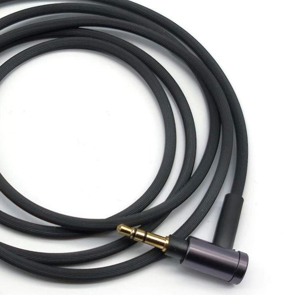For Wh-1000 Xm2 Xm3 Xm4 H900n H800 hodetelefon 3,5 mm lydkabel, 1,5 m/4,9 fot lang (svart uten mikrofon (FMY) Black Without Mic