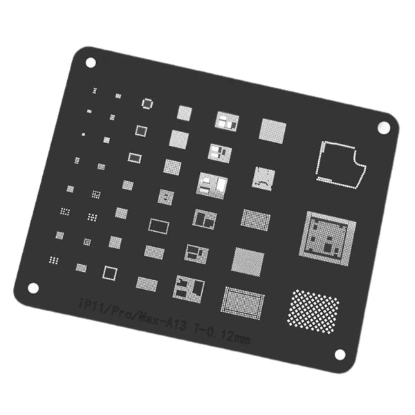 Steel Reballing Stencil Kit för elektronik smartphone datorreparation (FMY)