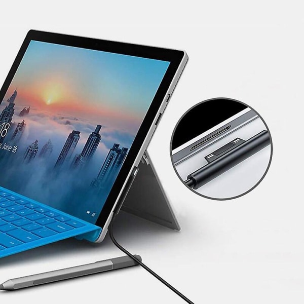 36w strømadapterlader for Microsoft Surface Go 1 2 3 - EU-kontakt (FMY)