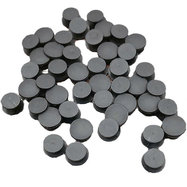 100 stk. DIY Plastikknapper Sorte Pynt Til Sko Croc Spænder Ki  (FMY) 100 pcs