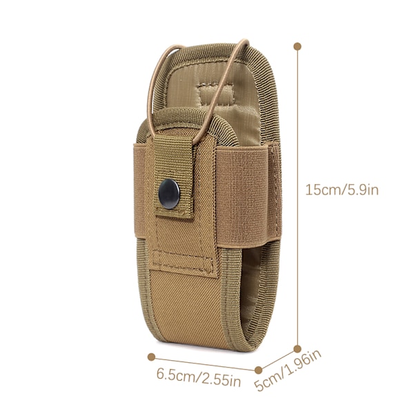 1000D Tactical Radio Walkie Talkie Pouch Midjeväska Hållare för H CP CP One size