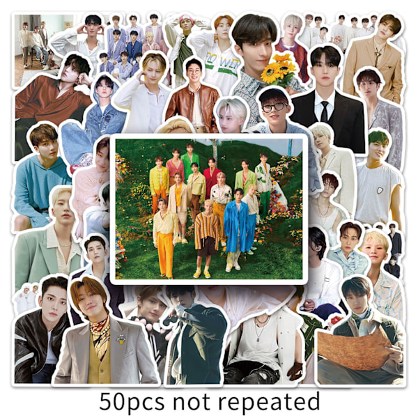 50 st Seventeen Boys Suitcase Stickers Celebrity Periferal Cup S