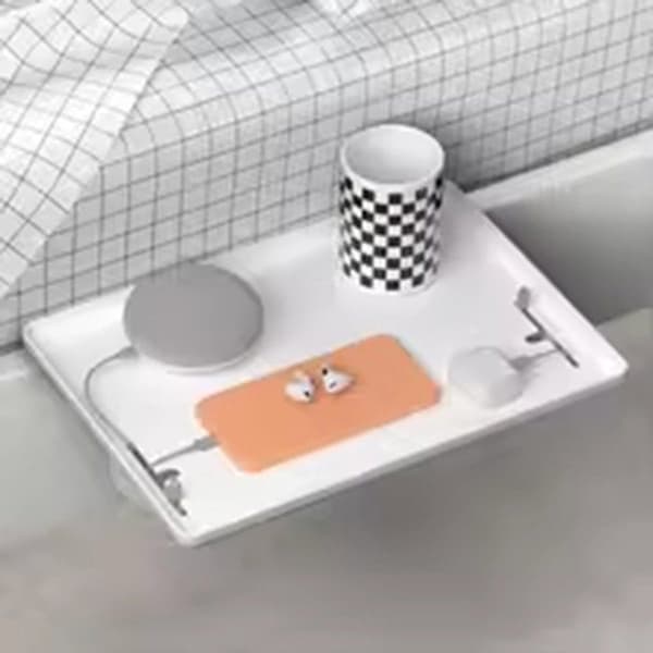 1*Yöpöydän hylly, ABS, Musta
