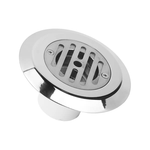 Rostfritt Stål Poolavlopp Justerbart Vattenflöde Golvavlopp Poolvattenavlopp för Pool Vatteninlopp Utlopp Dränering 10,2x5,6cm