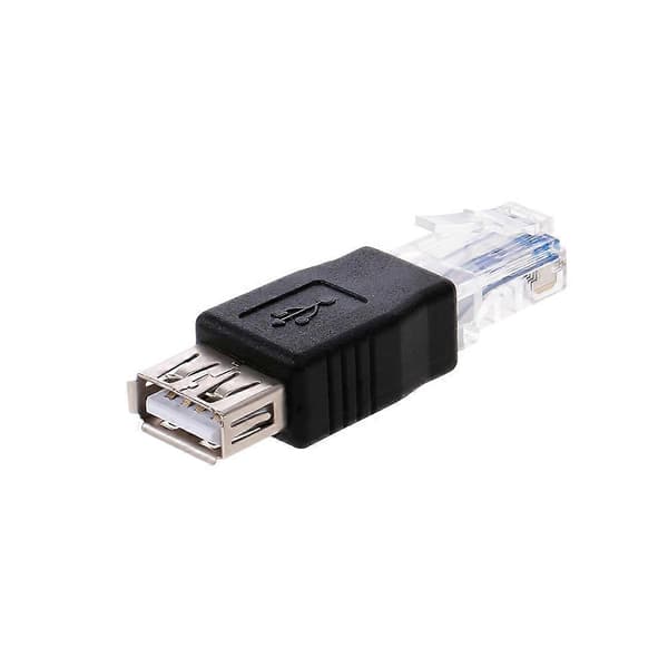 USB til RJ45-adapter USB2.0 hun til Ethernet RJ45 hanstikadapterstik