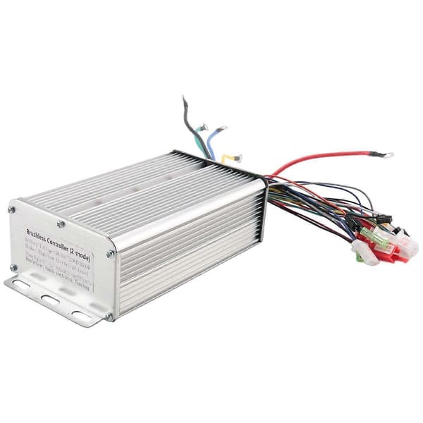 Intelligent børsteløs controller 48V 60V 72V 84V 3000W E-cykel børsteløs motorcontroller til elektrisk Silver