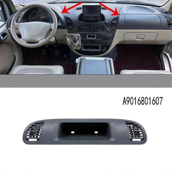 Auto CDI Oppbevaringsboks Panel Senter Dash Luftventil for - Sprinter Cdi 1999-2006 A9016801607 Black