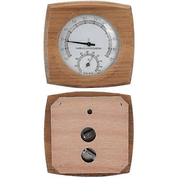 Bastutermometer, Ternel bastutermometer i trä, väggtermometer, ångtermometer