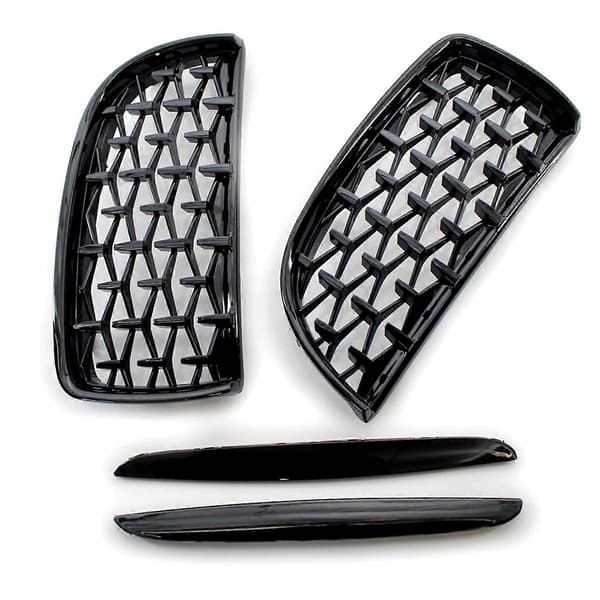 Front Grill Nyrer til 3 Serie E90 E91 2005-2008 51137120008 51137120007 Grill Bright Black