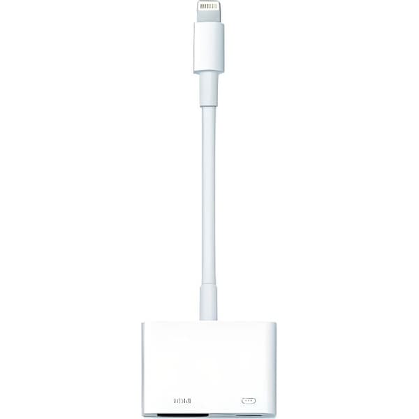 Digital AV-adapter - Apple - iPad/iPod - HDMI - Mannlig Lightning-dokk - Hvit