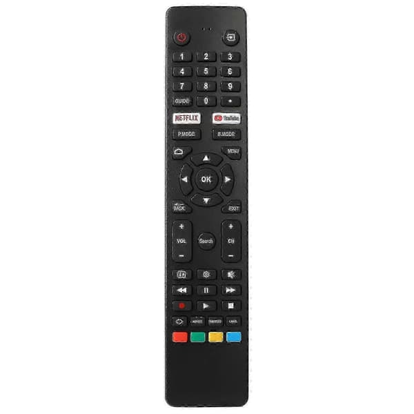 Erstatningsfjernkontroll for VEON Polaroid Smart LCD LED TV - Ingen stemmefunksjon, klar til bruk direkte