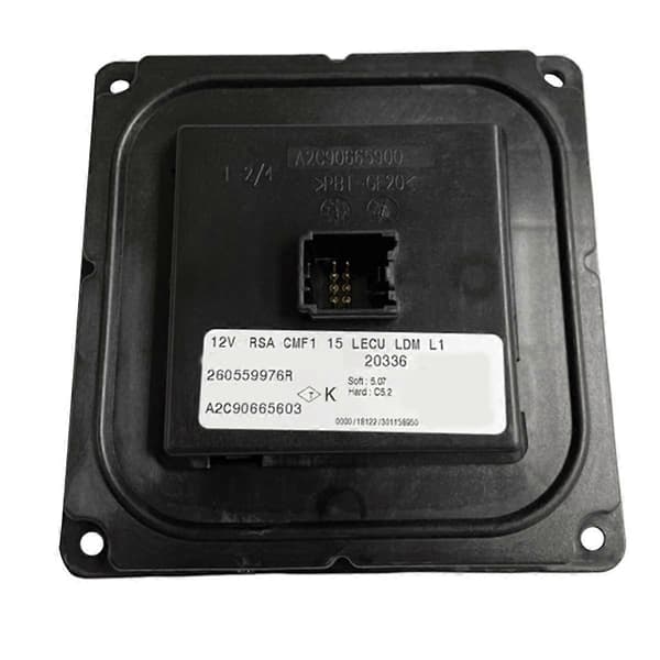 Bilstrålkastare Drivenhet Modul 260559976R för Captur 2013-2019 Varselljusmodul A2C90665603 Black
