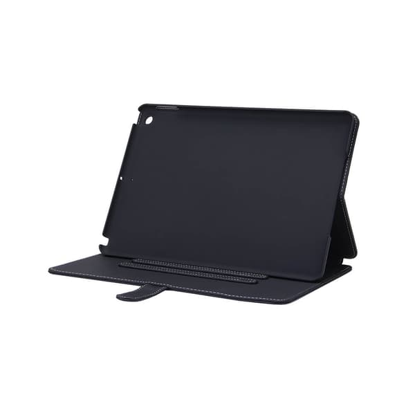 ONSALA iPad 10.2 2019/2020/2021 Etui Ægte Læder Sort 420