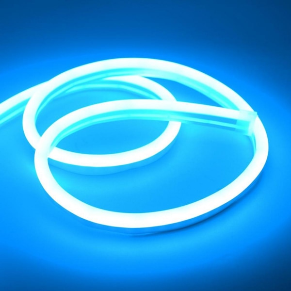 Gör-det-själv juldekoration Flexibel LED-remsa 6 mm smalt ljus, Ice Bleu, 2M