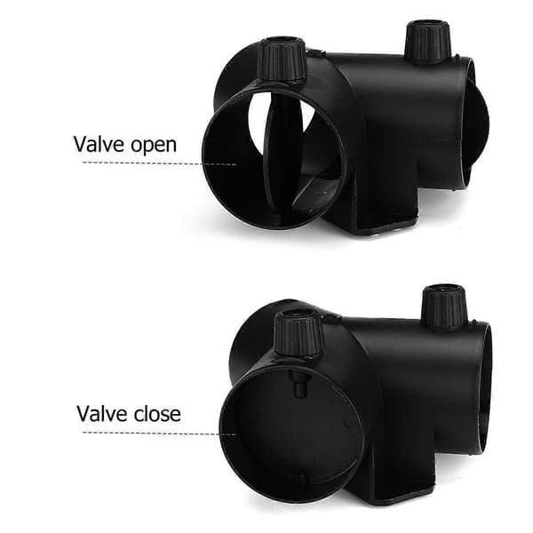 60 mm Y-formet parkeringsvarmer med dobbelt ventilklap til luftvarmer