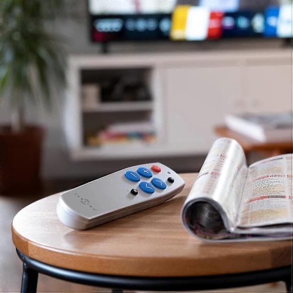 TV Remote Control with Large Buttons - Easy to Use and Install - Universal - Basic TV Remote - Dementia Friendly Gifts