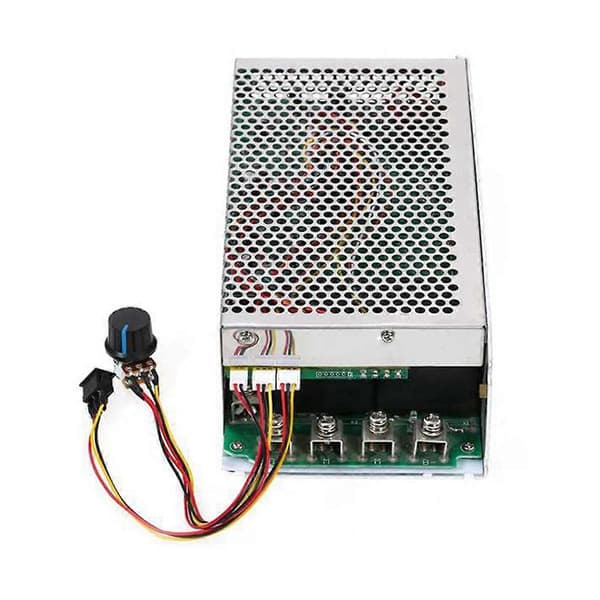 DC 10V-50V 5000W 200A DC Motor Justerbar Hastighedsregulator Silver