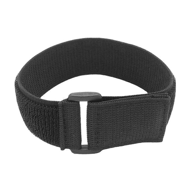 25x600mm 10-delars Elastiskt Armband Mjuk Elastisk Fästrem Vattentät Väska Elastiskt Spänne Str Black