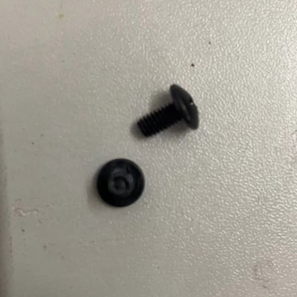 1000 stk Svart Stål Flat Hode Sopphode Skruer Rustfritt Stål Ramme Paraplyhode Skruer M3