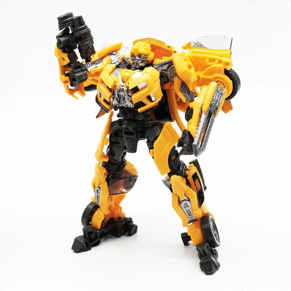 Bumblebee Transformation Robot Bil Legetøj - Legering og plastik actionfigur til børnefødselsdagsgave Bumble13cm
