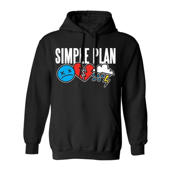 SIMPLE PLAN Icon Hettegenser ROCKINSTONE XXXL