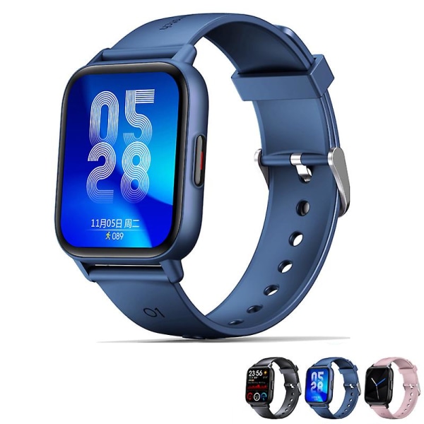 Bluetooth Smart Watch Smart Armband Bluetooth Puls Blodsyretemperatur Sportarmband Blue