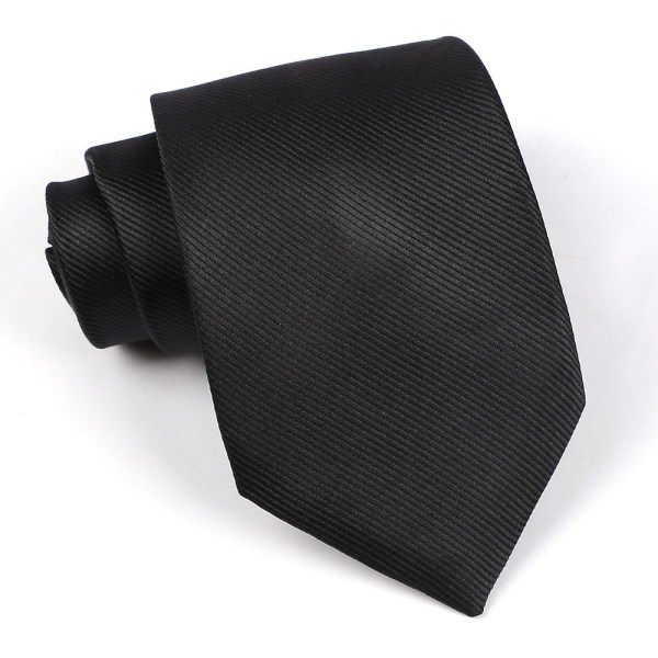 Skinny slips för män Tunn Slim Solid Formell Sidenslips (modell 8xa002)