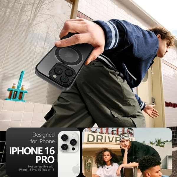 Tech-Protect iPhone 16 Pro Cover MagSafe MagRing Mat Sort 60