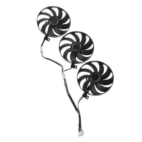 Grafikkort køleventilator 88mm 7-benet 12V til ASUS ROG STRIX RTX 2080 Ti/2080 - 3 stk.