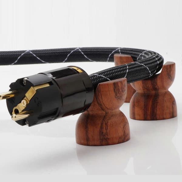 HiFi Rosewood Wire Bracket Line Support Kabelholder Kabelbakke Stativ Stødabsorberende Fødder