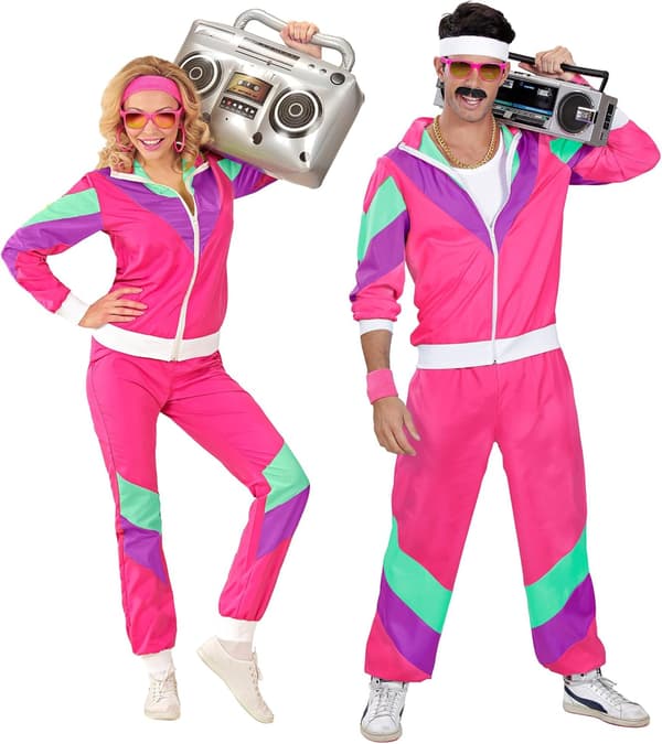 80'er SHELL SUIT\" (Jakke, Bukser) - (S)
