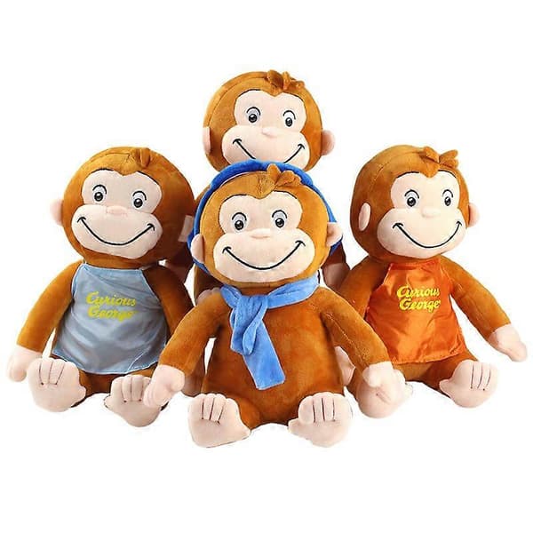 30cm Curious George Apa Söt Plyschleksak Docka 2