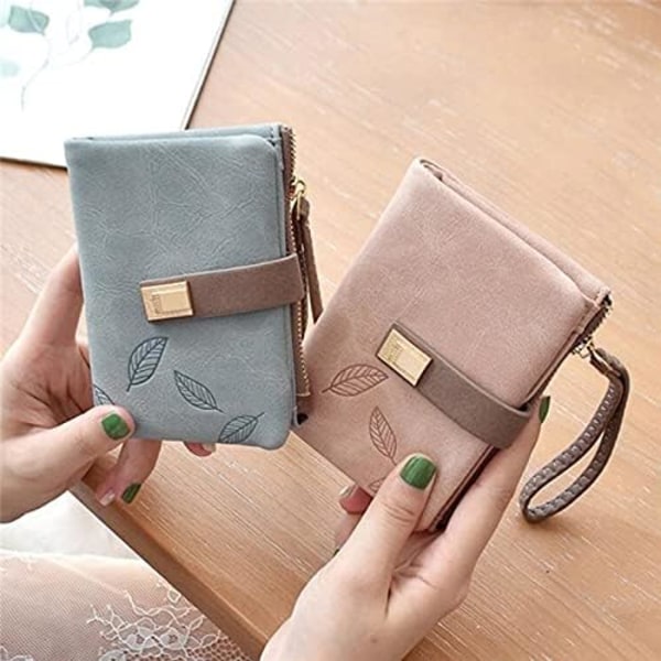 PU Läderplånböcker för Kvinnor - Utsökt Design Khaki
