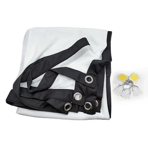 100 inch Projector Screen Foldable Wrinkle-Resistant Polyester for Home Theater Outdoor Classroom Office 16:9