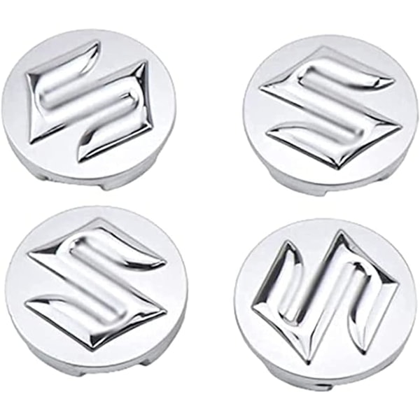 4 x 54 mm Bil Navkapsler til Suzuki Swift Sport SX4, Bil Navkapsel, Emblem Støvdæksel, Rustfrit Stål Dekorationstilbehør