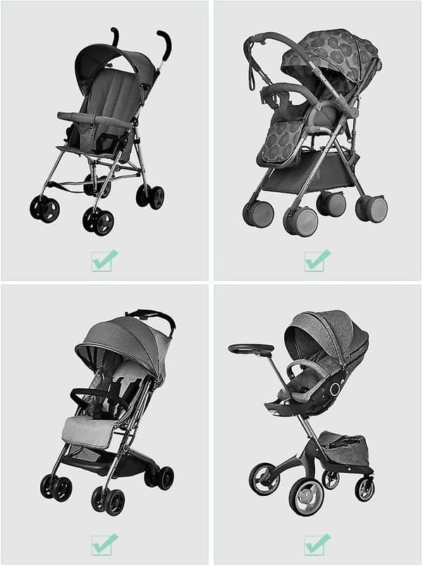 (2-pack) Stroller Hook, Yuccer 2 pcs Stroller Hanger Bag Hook for Yoyo Stroller Universal Stroller Clip Accessories