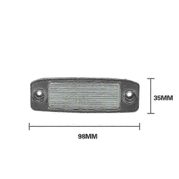 Til Hyundai Tucson 2005-2009 Bil Bageste hvide LED nummerpladelys nummerpladelampe
