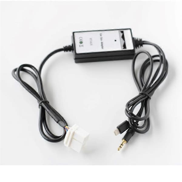 Bil Audio AUX Adapter 3.5mm AUX Interface CD Skifter med til Opladning til Accord Pilot S2000 Black