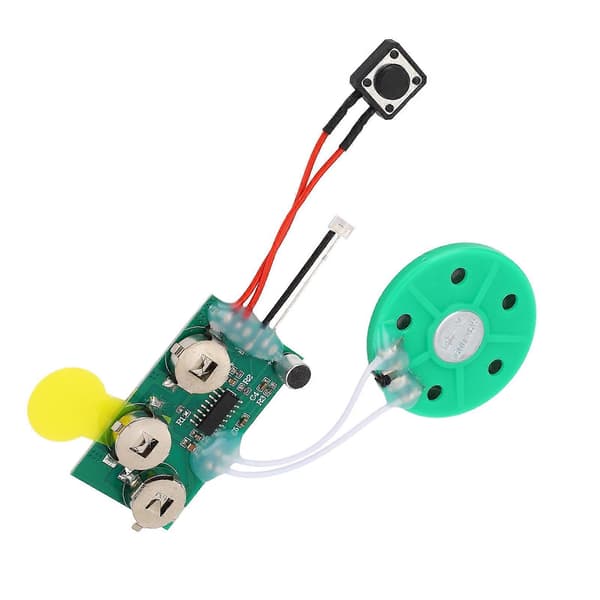 4 minutter DIY opptakbart gratulasjonskortmodul lyssensor stemmelydopptakbrikke (enkelt avspilling)