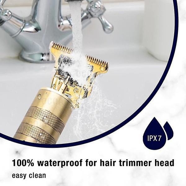 Ny USB Hårklippare Barberare Professionell Elektrisk Hårtrimmer Rakapparat Trimmer Skägg 0 mm Hårklippning