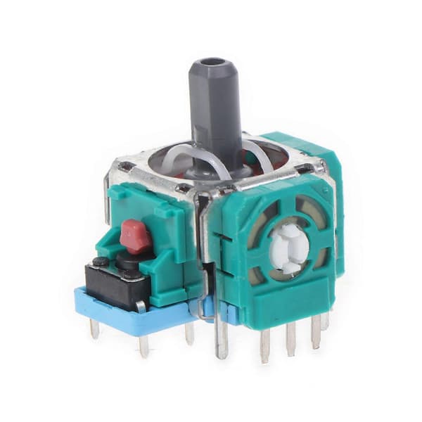 10 STK 3D Joystick Potentiometer til Game Controller Vibrerende Joystick Reparationsdele Green
