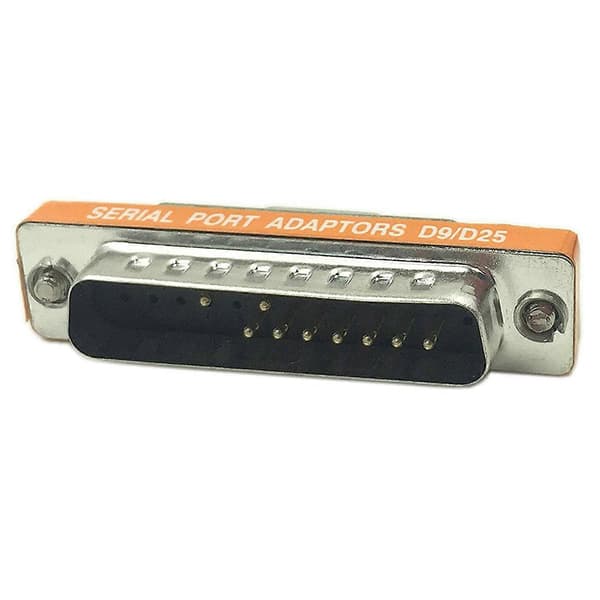 DB9 hun til DB25 han Mini seriel port kabeladapter kønskifter