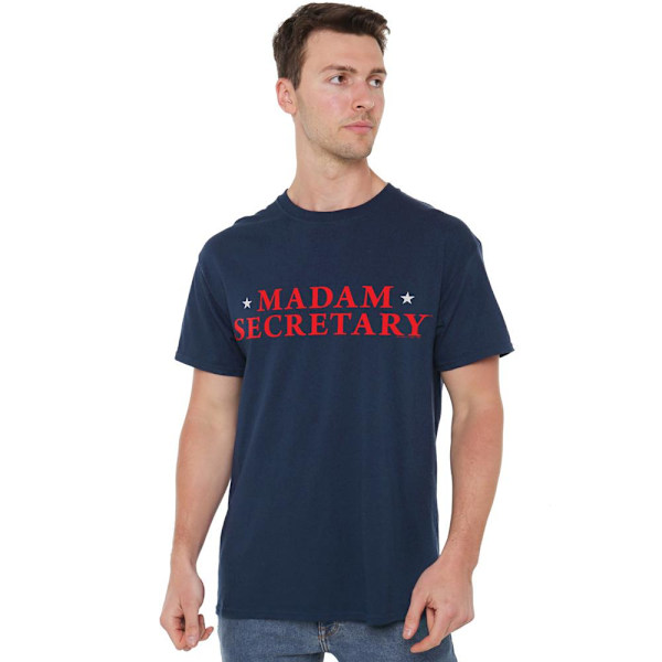 Madam Secretary Herr T-shirt med Logotyp XL Marinblå Navy XL