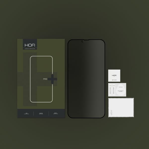 HOFI iPhone 13 Pro Max / 14 Plus Näytönsuoja Anti Spy Pro+ Privacy 90