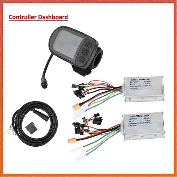 Scooter LCD Display 48V 25A Controller til KUGOO G-Booster El-Scooter Dashboard Forreste Bageste Controller Reservedele