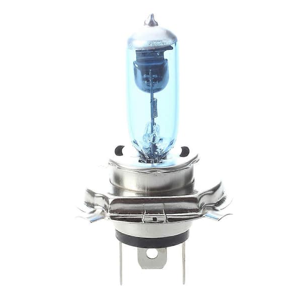 4 halogenbilfrontlykter H4 hvitt lys 100W 12V White