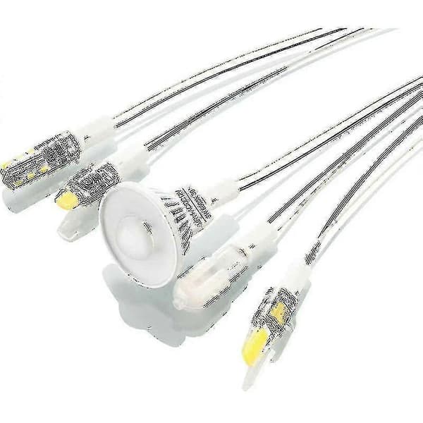 25 stk. G4 Lampeholdere med Keramisk Base til G4 LED Halogenlampe, 10 cm Kabel