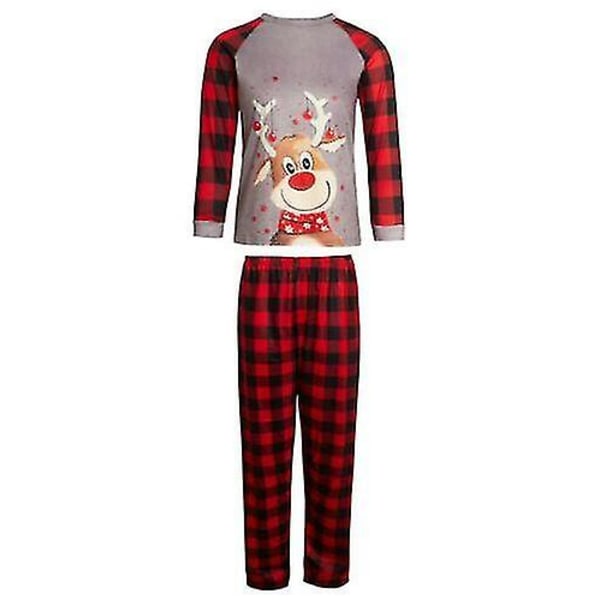 Familj Matchande Vuxna Barn Jul Pyjamas Xmas Nattkläder Pyjamas Pjs Set Mum XL